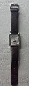 Kenneth Cole KC1372 Multifunction Moon Phase White Dial & Leather Strap Watch - Picture 1 of 8