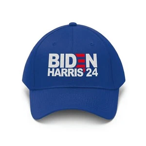 Cappello Biden Harris 2024, berretto da baseball ricamato Presidente Joe Biden 24 - Foto 1 di 15