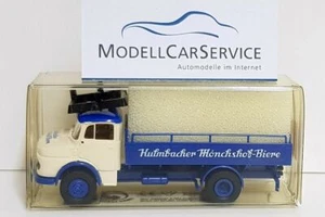 Brekina 1/87 (H0): 47261 Mercedes-Benz L 911 "Kulmbacher Mönchshof-Bräu" - Bild 1 von 3
