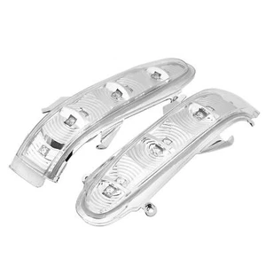 Pair of Side Mirror Turn Signal LED Light Clear Lens for W215 CL215 W220 99-03 - Imagen 1 de 8
