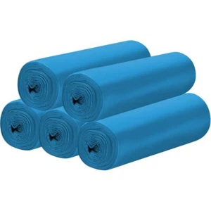 5 Rolls Small Trash Garbage Bags 4 Gallon Strong Thin Material Disposable Kitche - Picture 1 of 5