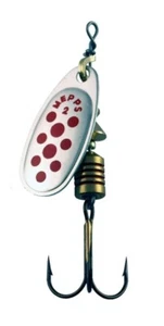 Mepps Comet Decoree Spinners Silver/Red - Small Sizes 0,1,2,3 * 2025 STOCKS * - Picture 1 of 1