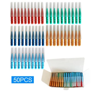 50Pcs/Set Interdental Brush Gum Oral Hygiene Floss Tooth Brush Toothpick V8E2 - Picture 1 of 5