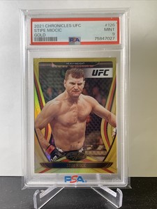 Stipe Miocic /10 GOLD 2021 Chronicles Certified MMA UFC #126 Mint 9 UFC Low Pop