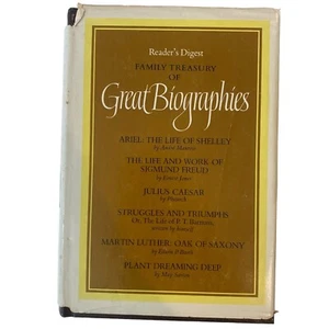 Reader's Digest Family Treasury of Great Biographies Vol XI First Edition 1971 - Foto 1 di 10