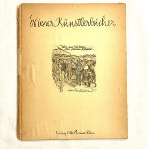 1923 Wiener Kunstlerbucher “Wo In Wien Der Wei Bluht” Alfred Gerstenbrand - Picture 1 of 9