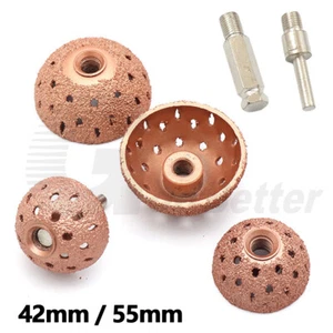 Car Tire Grinding Head Rasp Tyre Repair Tool Buffing Wheel Buffer Ball 42mm 55mm - Picture 1 of 6
