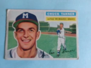 1956 Topps #69 Chuck Tanner Gray Back VG/EX - Bild 1 von 4