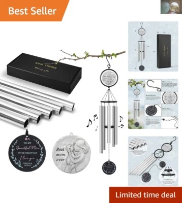 Carillones de viento grabados de 36 pulgadas - Un hermoso regalo para madres | Amor y gratitud Foto 1 de 4