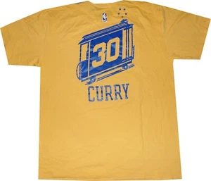 Golden State Warriors Stephen Curry Adidas City Throwback T Shirt New Tags - Picture 1 of 4