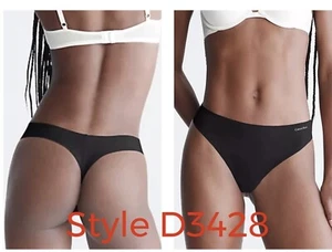 6 Pairs Calvin Klein Women's Invisible Thong & Hipsters SZ Medium - Picture 1 of 3