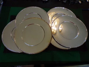 Robbe & Berking Französisch Perl Satz 6 Platzteller 30 cm versilbert 90er TOP ! - Bild 1 von 11
