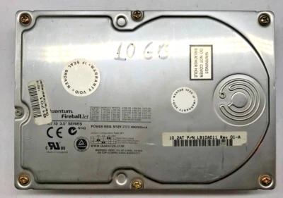 10,2 GB IDE / AT  FESTPLATTE QUANTUM FIREBALL lct LB10A011  3,5 ZOLL   #FP3788 - Bild 1 von 2
