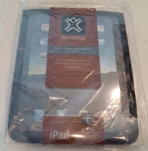 Xtreme Mac Tuff Wrap iPad Protective Case Silicon Form Fitting Cover Black NEW - Picture 1 of 2