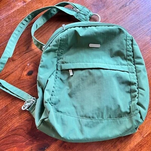 Baggallini Excursion Sling Green Pacsafe Anti-Theft Crossbody Backpack - Picture 1 of 7
