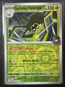 Team Rocket's Spidops 020/182 Reverse Holo Rare SV10: Destined Rivals NM - Picture 1 of 2