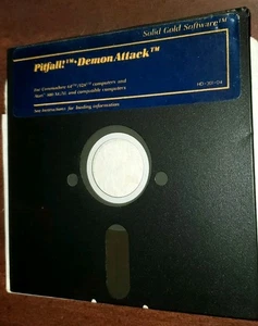 Pitfall! Demon Attack For Atari 800 XE/XL & Commodore 64/128 Floppy Disk Only  - Picture 1 of 1