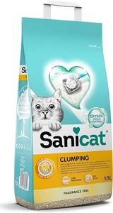 Lettiera per gatti agglomerante senza profumo. 10 L. A base di minerali nat - Foto 1 di 6