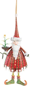 Patience Brewster Dash Away Ornament, Holiday Decor, Santa - Picture 1 of 6