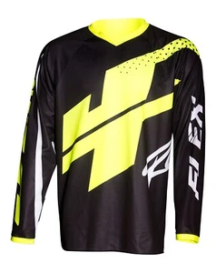 JT RACING-USA HiLo Jersey, Black/Neon Yellow LARGE - Bild 1 von 1