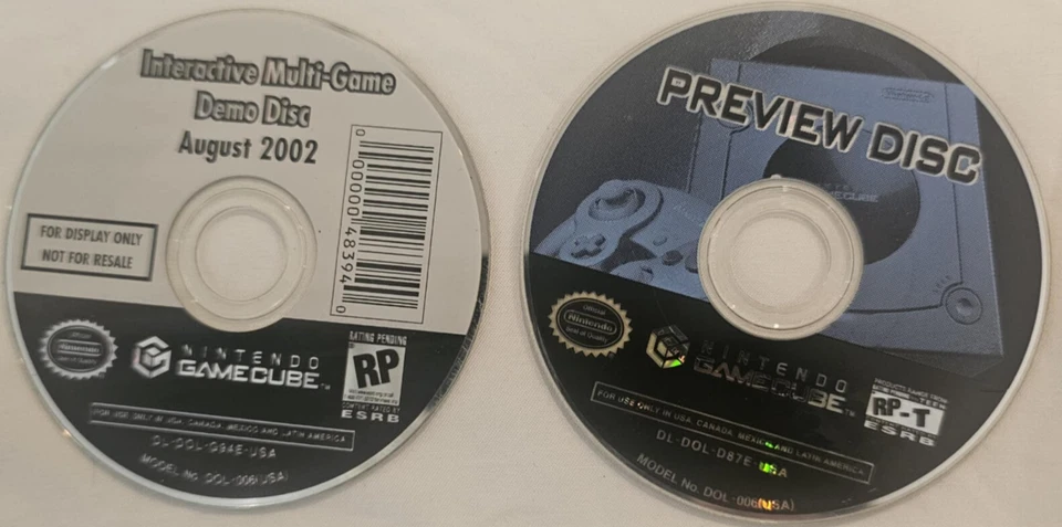 Nintendo Gamecube Interactive Multi-Game Demo Disc August 2002 KIOSK NFR Disc - Image 1 of 1