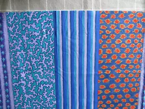 Kaffe Fassett SWIGGLE STRIPE BLUE GP22 27 in X WOF original issue - Picture 1 of 2