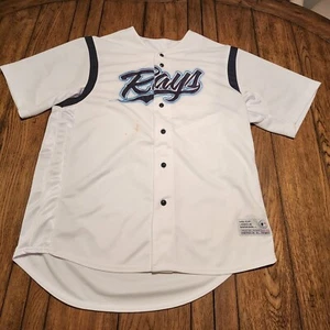Tampa Bay Devil Rays MLB Baseball True Fan Series Genuine Merchandise Jersey (L) - Picture 1 of 10