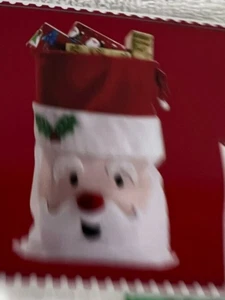 Holiday Time Large Fabric Gift Bag Santa 19.5" x 29" New in package - Picture 1 of 4
