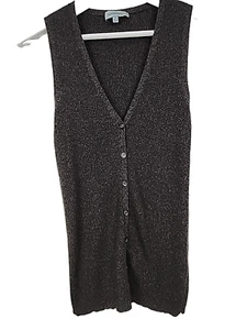 Veronika Maine Top Womens Brown Sleeveless Size S - Picture 1 of 6