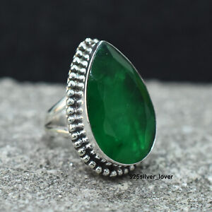 Diopside Gemstone 925 Sterling Silver Ring New Year Jewelry All Size MB-83