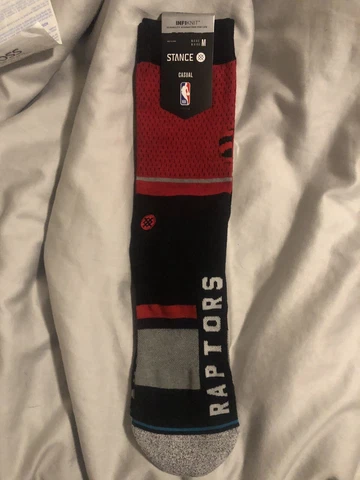 Stance Toronto Raptors Socks NBA Medium 6-8.5 New Cover