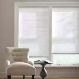 Snow Drift Cordless Light Filtering Cellular Shades for Windows - 48 in W x 72 i - Picture 1 of 7