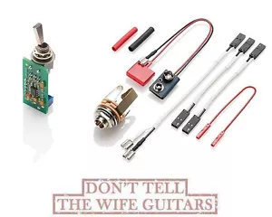 EMG PA2 PREAMP BOOSTER GUITAR ON / OFF VIA MINI TOGGLE SWITCH BOOST UP TO 20 dB - Picture 1 of 2