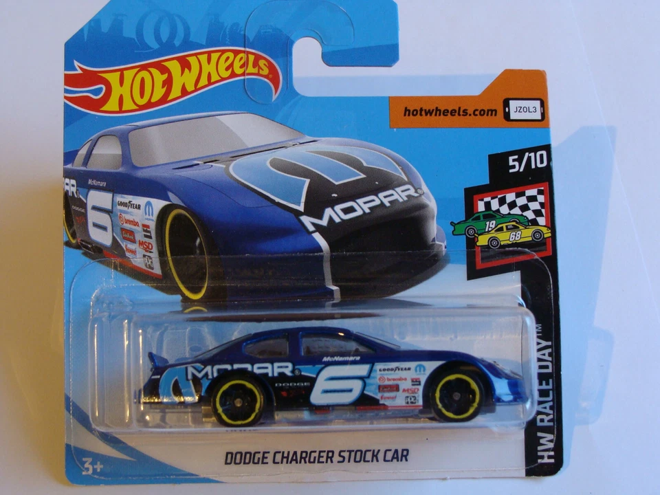 Hot Wheels Dodge Charger Stock Car 2019 HW Race Day 5/10 ovp/neu 1:64 - Bild 1 von 2