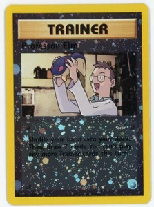 Professor Elm #3 BEST Reverse Holo Foil Promo Trainer - Near Mint/Light Play - Picture 1 of 2