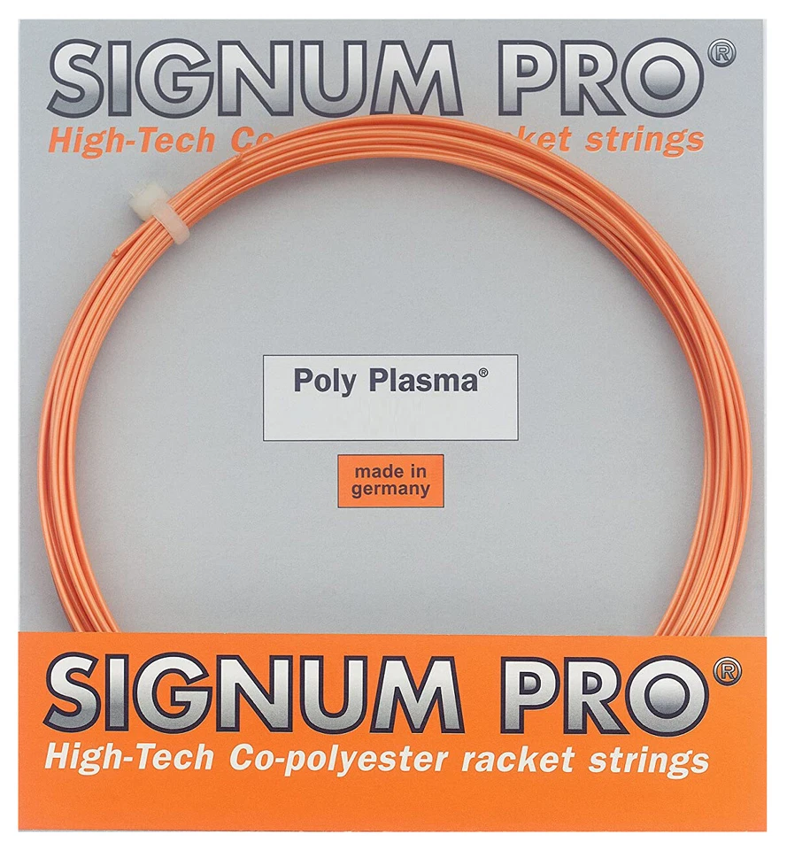 Signum Pro Poly Plasma 1,33 mm Tennisschnur - orange - 12 m Set
