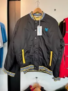Vespa Bomber Man Jacket V-Stripes- Black M - Picture 1 of 2