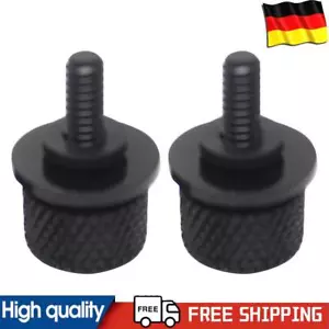 2pcs 6mm CNC Metall Platte/Verkleidung/Sitz/Sattelschraube Schrauben Motorrad Zu - Bild 1 von 9