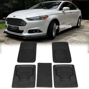 Juego de 5 alfombrillas impermeables delanteras y traseras para Ford Fusion 2013-2021 - Imagen 1 de 13