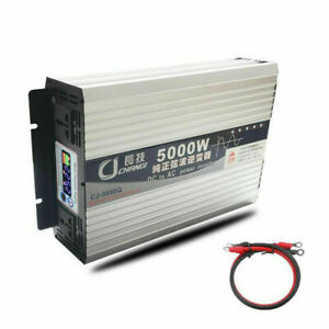 5000W Pure Sine Wave Power Inverter DC 48V to AC 110V / LCD