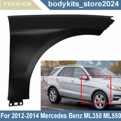 Fender Front Right Side Primed Replacement For Mercedes Benz ML350 ML550 2012-14 Foto 1 de 4