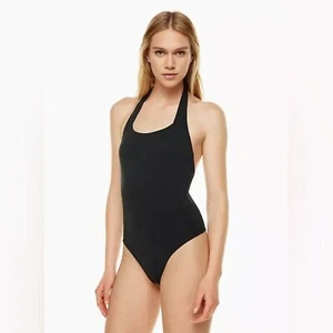 NEW! ARITZIA BABATON Kylie Contour halter Bodysuit SMALL - Picture 1 of 14