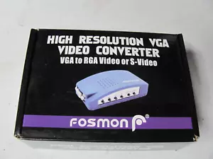 Convertidor VGA de video de alta resolución - RCA/VGA/S-Video - NUEVO - Imagen 1 de 8