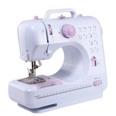 Sewing Machine 220V 12 Stitches Multifunctional Electric Overlock Sewing Machine - Image 1 of 4