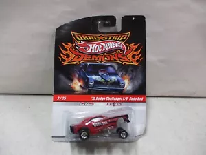 Hot Wheels Dragstrip Demons 1970 Dodge Challenger Funny Car Code Red B - Picture 1 of 2
