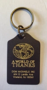 Vintage Dom Michaels Inc. Vineland, NJ Schlüsselanhänger Anhänger - Bild 1 von 2