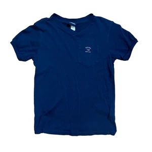 Boys Diesel Short Sleeve Navy V-neck Tee Size 7 - Picture 1 of 6