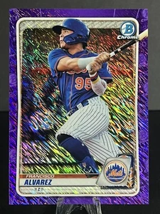 FRANCISCO ALVAREZ 2020 Bowman Chrome #BCP-198 Purple Shimmer Refractor RC - Picture 1 of 2