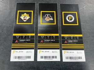 PIRATES 2018 TICKET STUB 6/21/18-6/23/18-6/24/18 VS DIAMONDBACKS - Picture 1 of 4