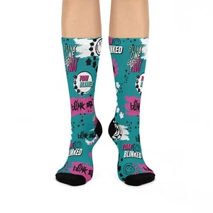 Blink 182 Socks Tom Delonge is Back! Unisex 1 Size Original Stretchy Colorful - Picture 1 of 7